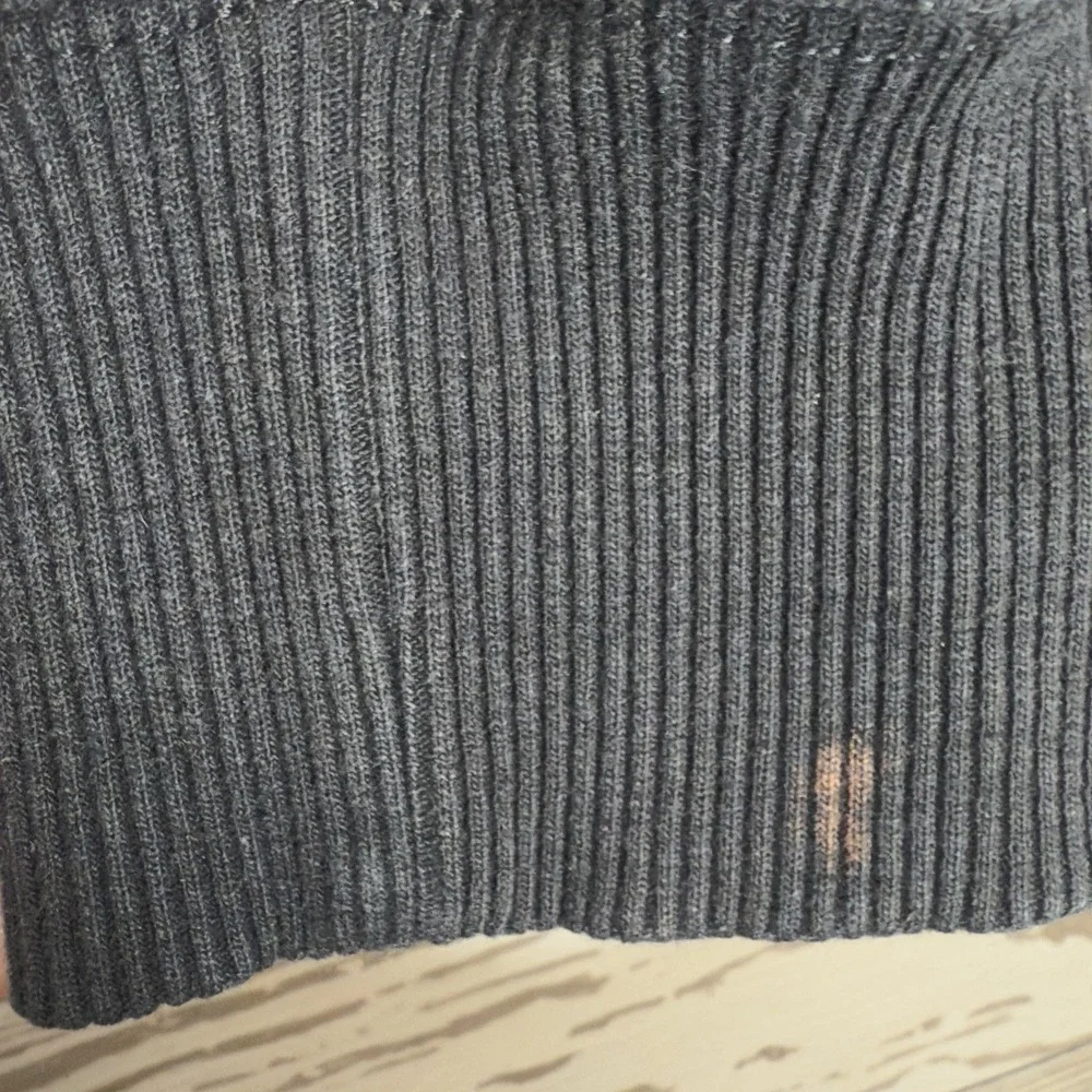The North Face Sweatshirt Mens Small Black Logo Back Graphic Fleece Pullover